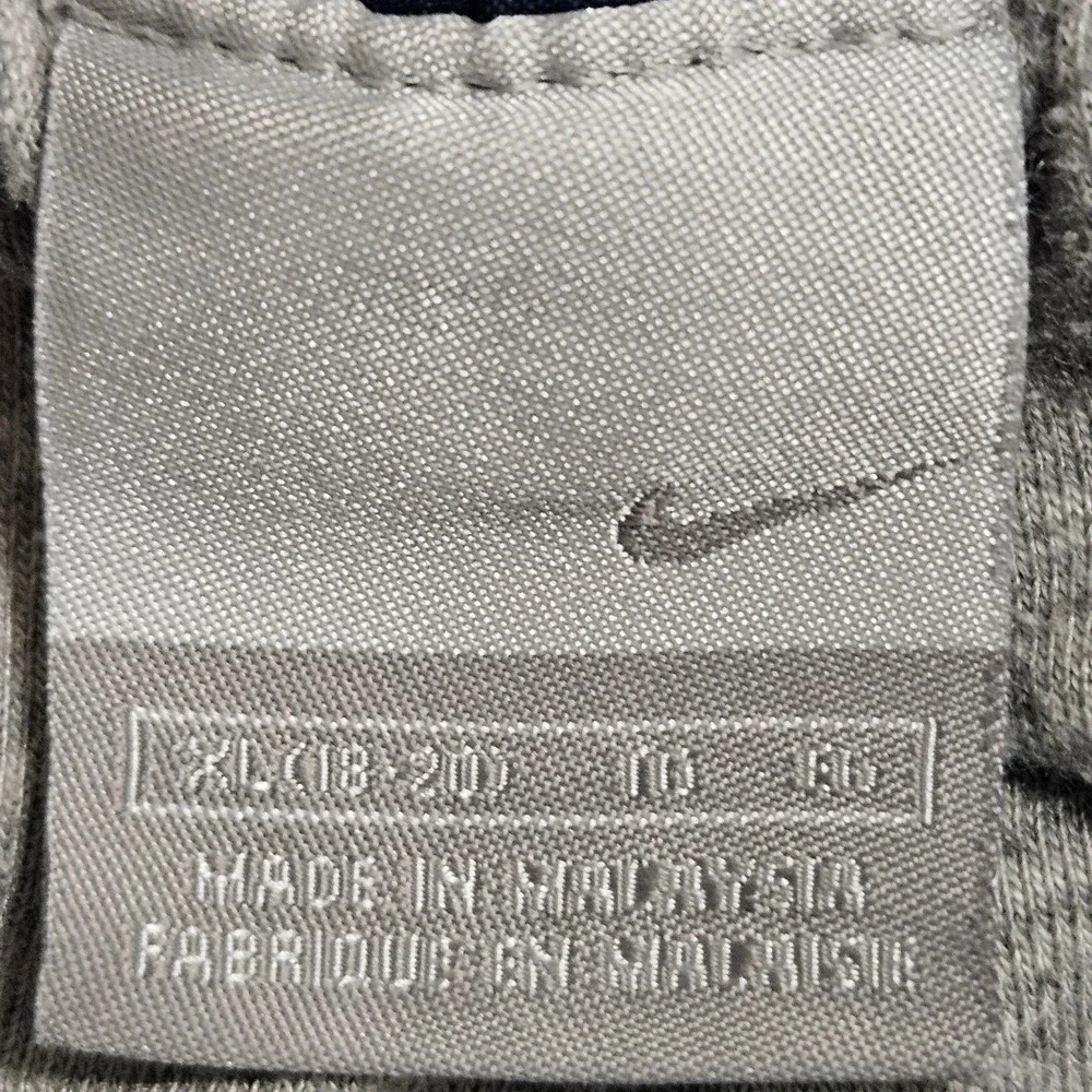 Nike Track Pant XL Baggy Side Stripe Cargo Pocket Windbreaker Vintage Lined *
